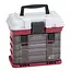 PLANO Plano Fishing Tackle Box 3500 Series Red/Silver