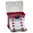 Plano Fishing Tackle Box 3500 Series Red/Silver
