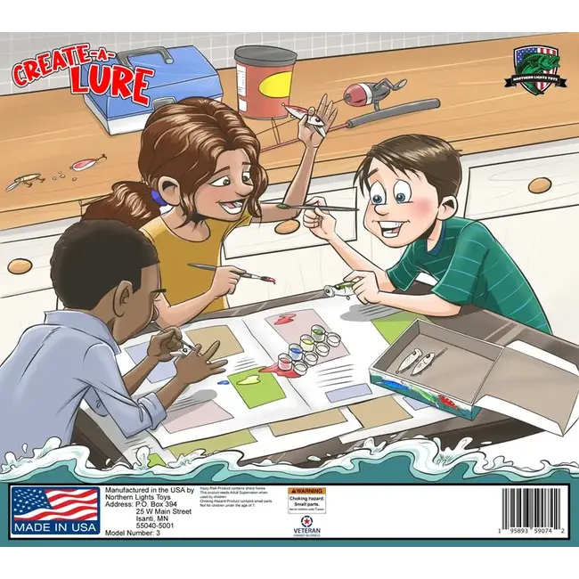 Create-A-Lure Northern Lights Toys Muskie Edition Set