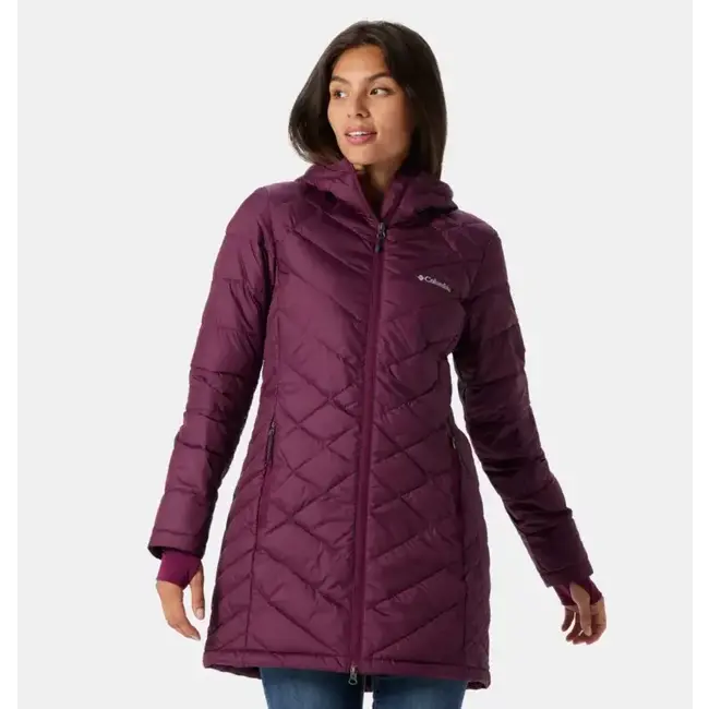 Manteau D'Hiver Columbia Heavenly Long Femme Marionberry
