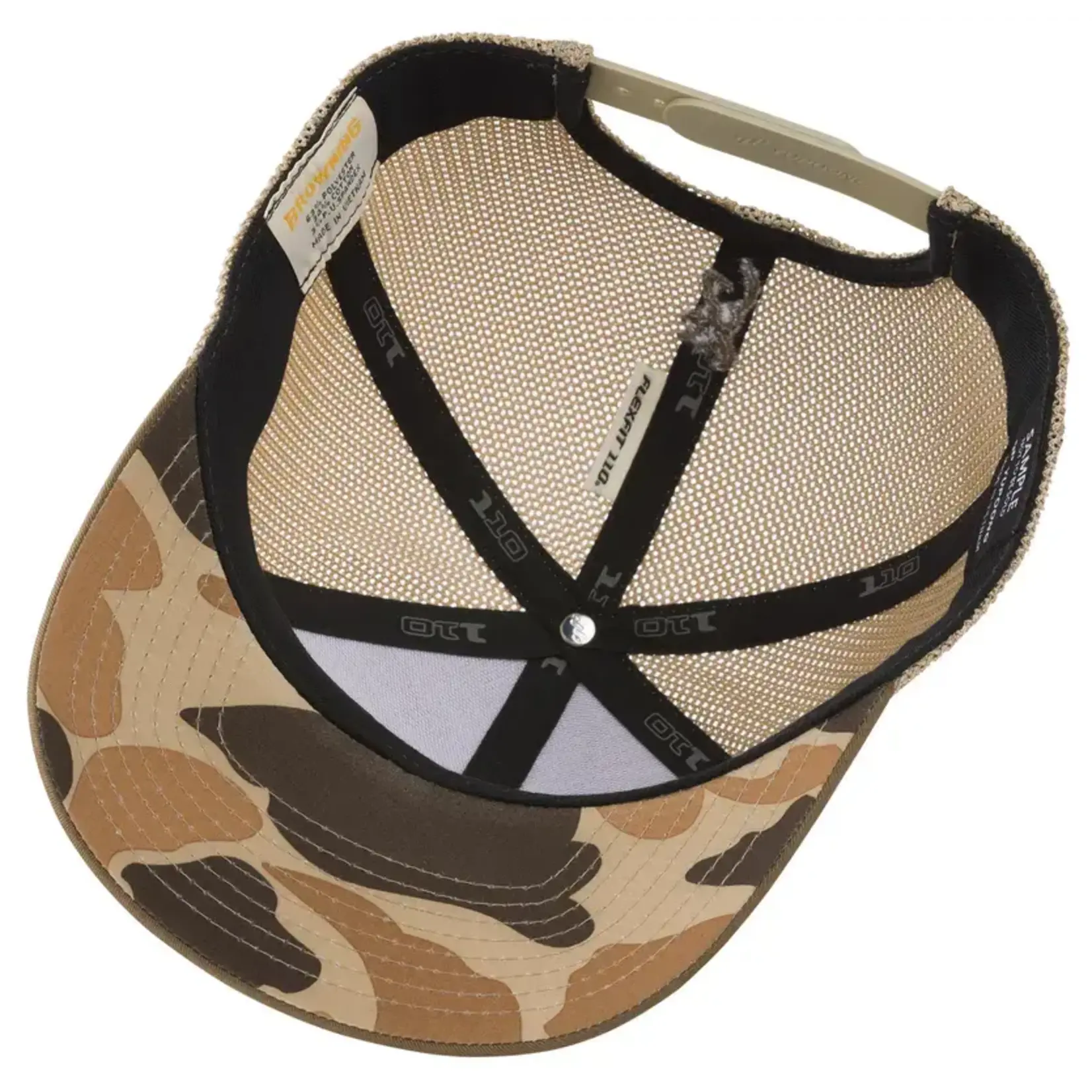 BROWNING Casquette Browning Cypress Marron Avec Camouflage Browning Auric