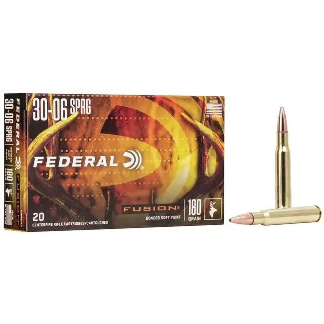 Federal Fusion Ammunition Cal. 30-06 Sprg 180Gr.