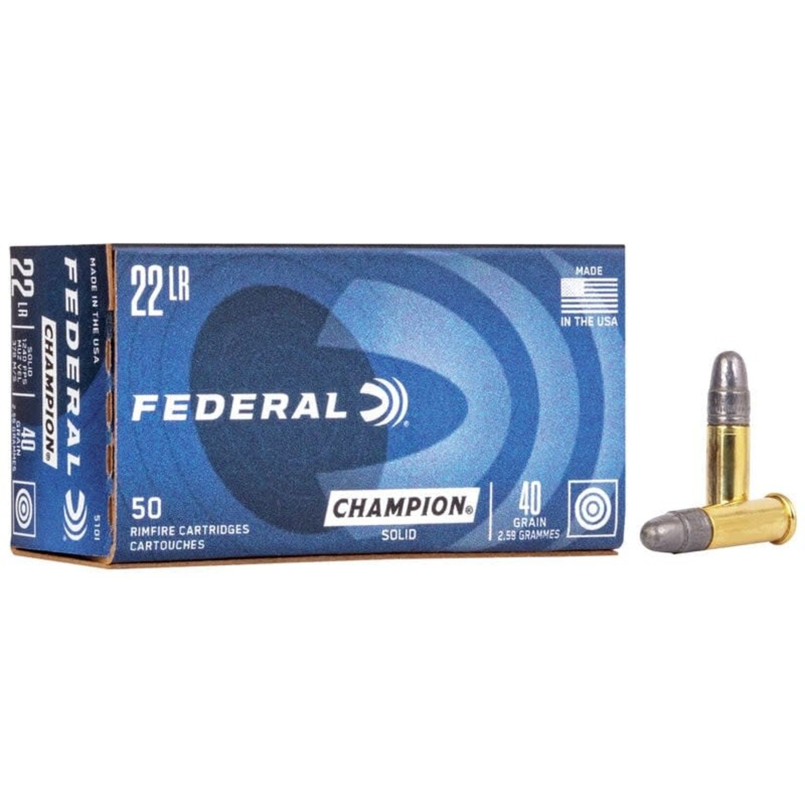 FEDERAL Munitions Federal Champion Cal. 22Lr 40Gr.