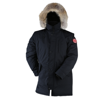 Manteau Angora Long Homme Noir 2Xl