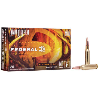 FEDERAL Federal Fusion Soft Point Ammunition Cal. 7Mm-08 Rem 140Gr