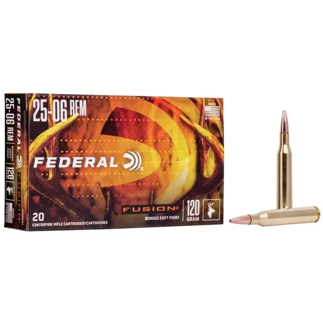 Federal Fusion Ammunition Cal. 25-06Rem 120Gr