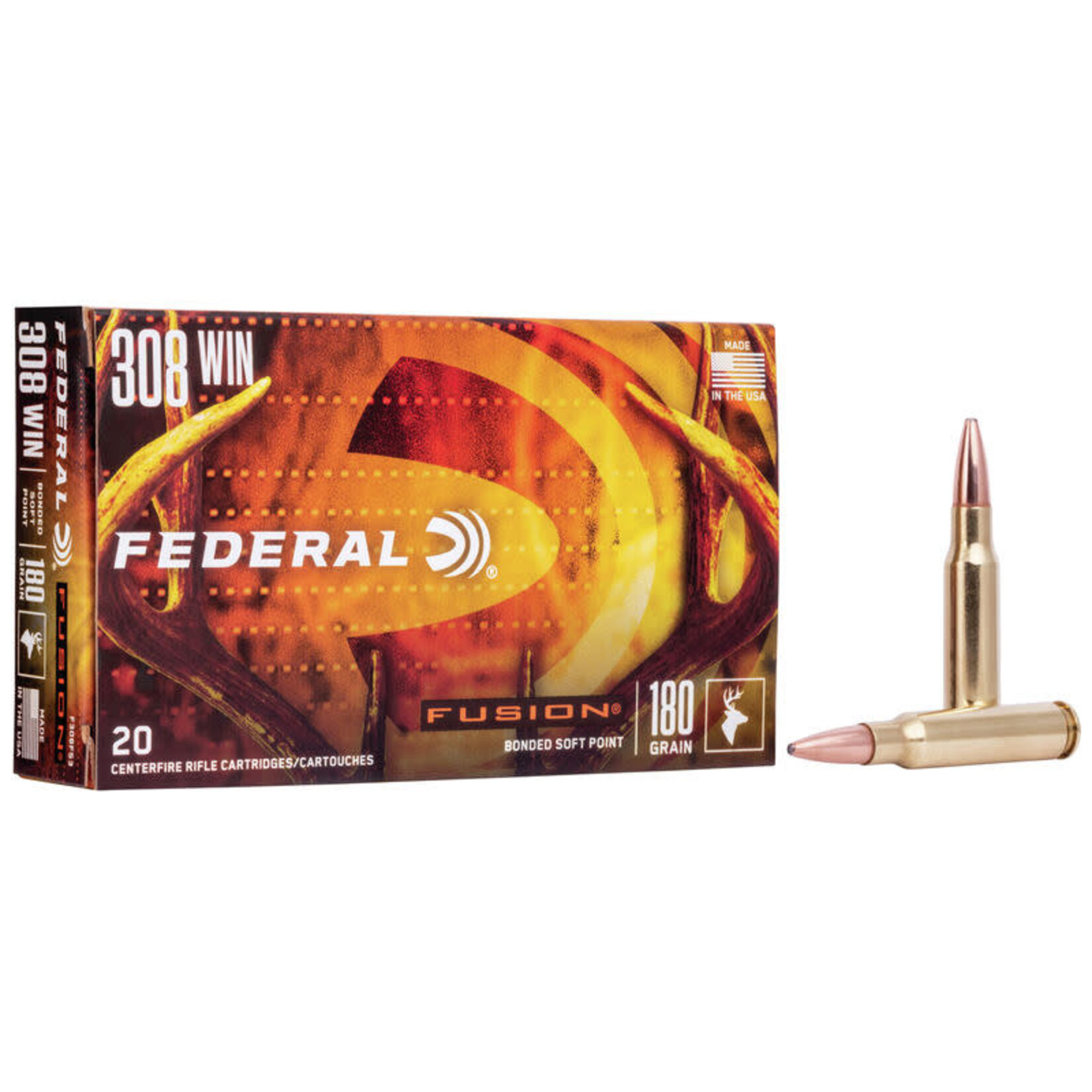 FEDERAL Munitions Federal Fusion Cal.308Win 180Gr