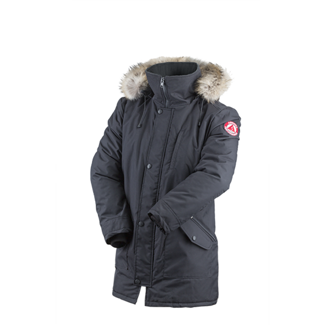 Manteau Angora Long Homme Noir 2Xl