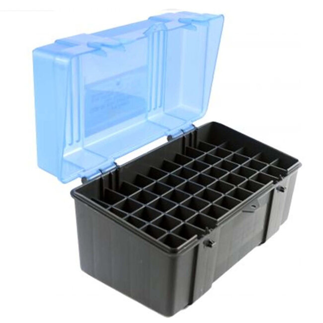 Plano Hard Case for 50 Rifle Rounds Blue/Grey