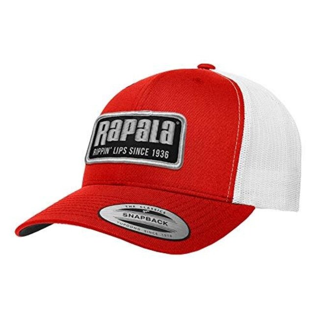Casquette Rapala Patch Trucker Rouge/Blanche