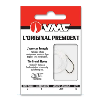 VMC Vmc Snelled French Hook 10/Pkg