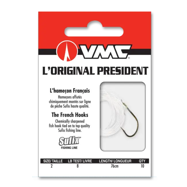 Vmc Snelled French Hook 10/Pkg