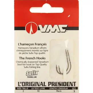 VMC Vmc Snelled Tandem French Hook 5/Pkg