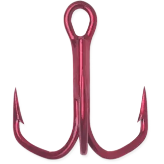 VMC Vmc Barbarian Treble Hook Red #2 7/Pkg