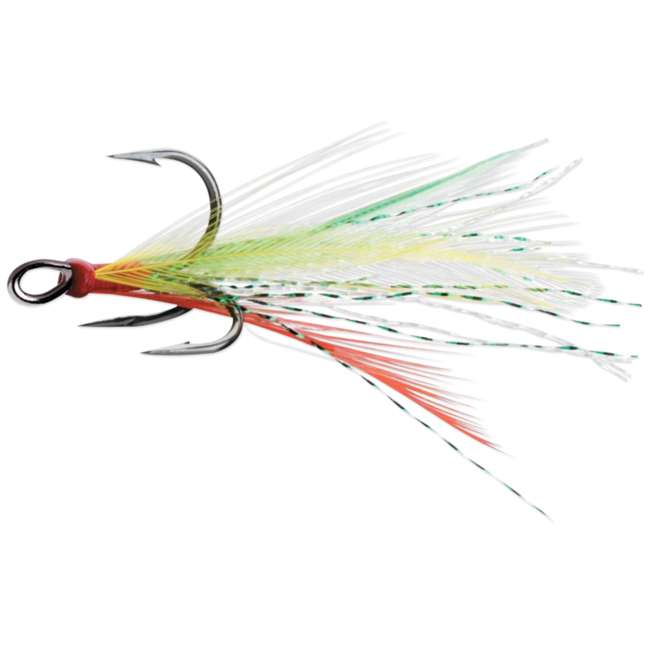 Hameçons Triples Vmc X-Rap Tail Fire Tiger 2/Pqt