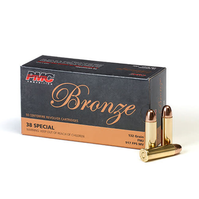 Munitions Pmc Bronze Cal.38 Special 132Gr Fmj
