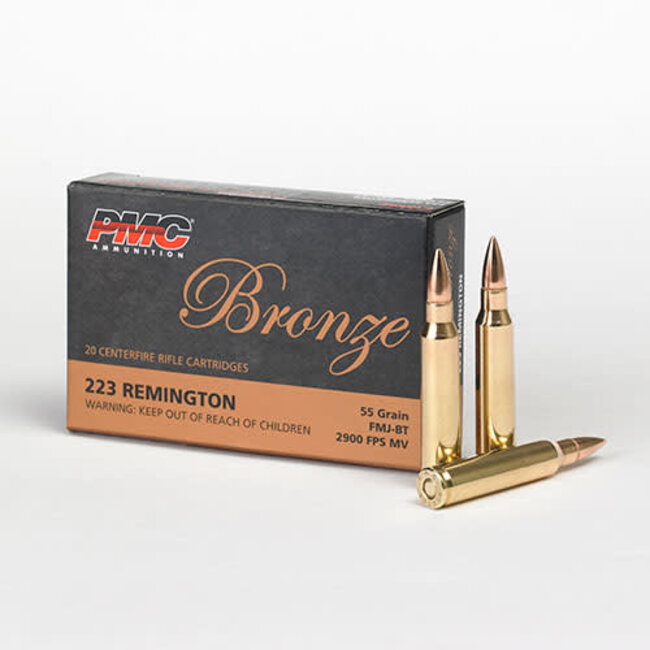 Pmc Bronze Ammunition .223 Rem 55Gr Fmj Bt
