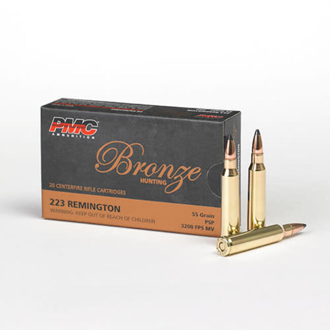 Pmc Bronze Ammunition .223 Rem 55Gr Sp