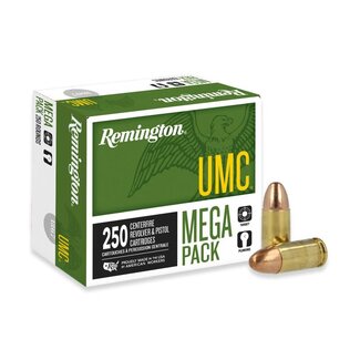 REMINGTON Munitions Remington Umc Cal.9Mm Luger 115Gr Fmj - Lot De 250