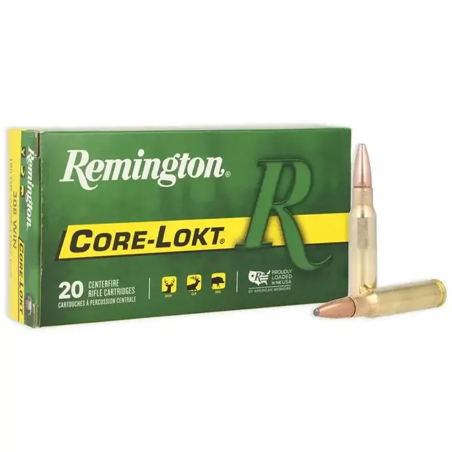 Munitions Remington Core-Lokt Cal.308Win 180Gr Psp