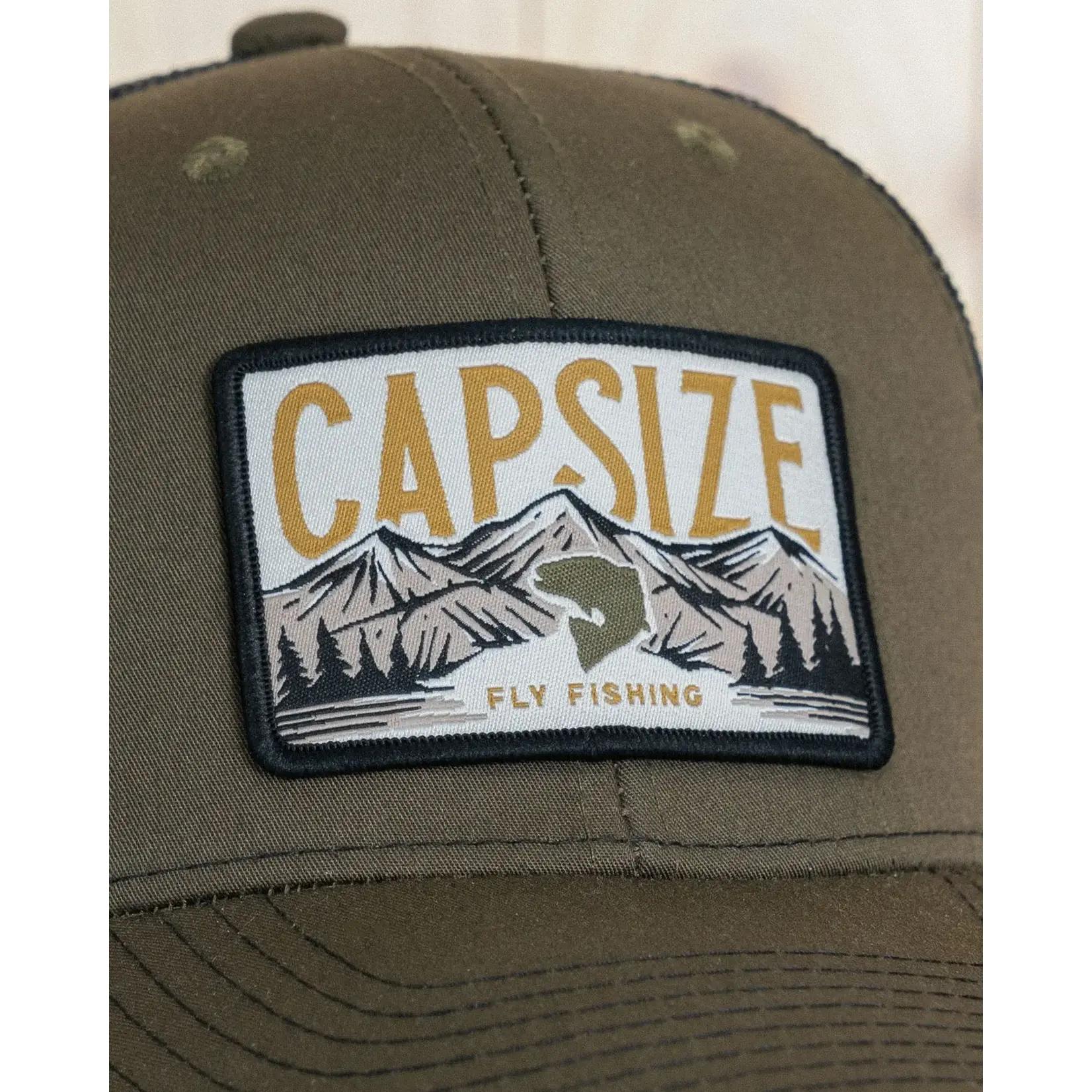 Capsize Fly Fishing Casquette Capsize Trucker Loden Chic-Chocs