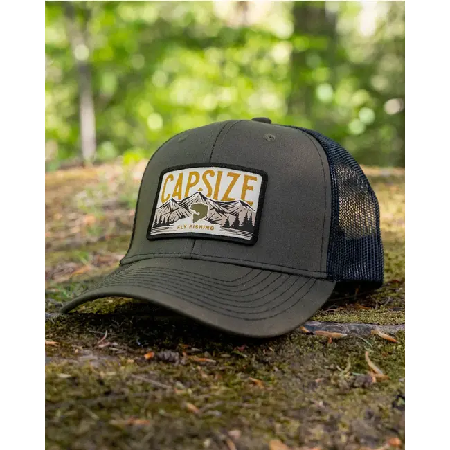Capsize Fly Fishing Trucker Cap Chic-Chocs Loden