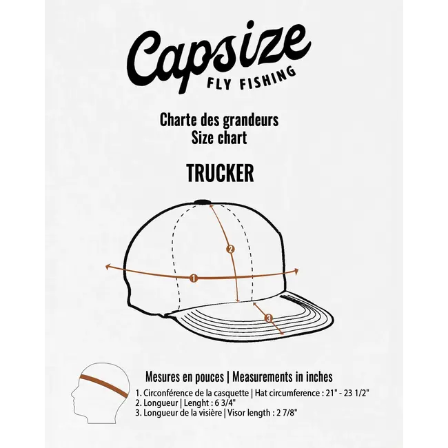 Capsize Fly Fishing Trucker Cap Chic-Chocs Loden