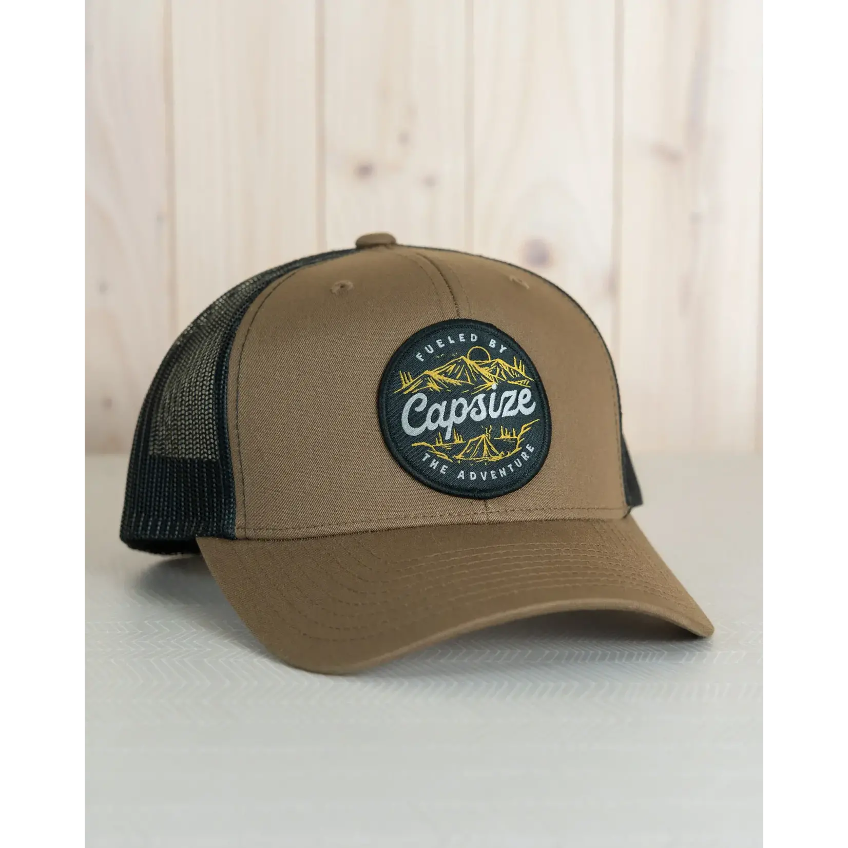 Capsize Fly Fishing Casquette Capsize Trucker Coyote Fueled By The Adventure