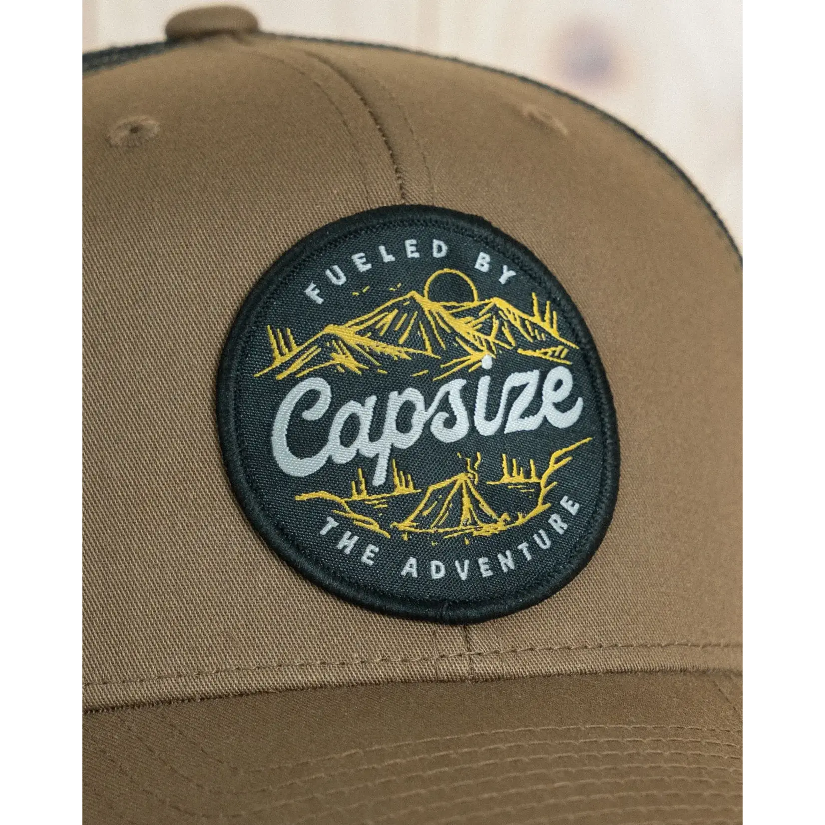Capsize Fly Fishing Casquette Capsize Trucker Coyote Fueled By The Adventure