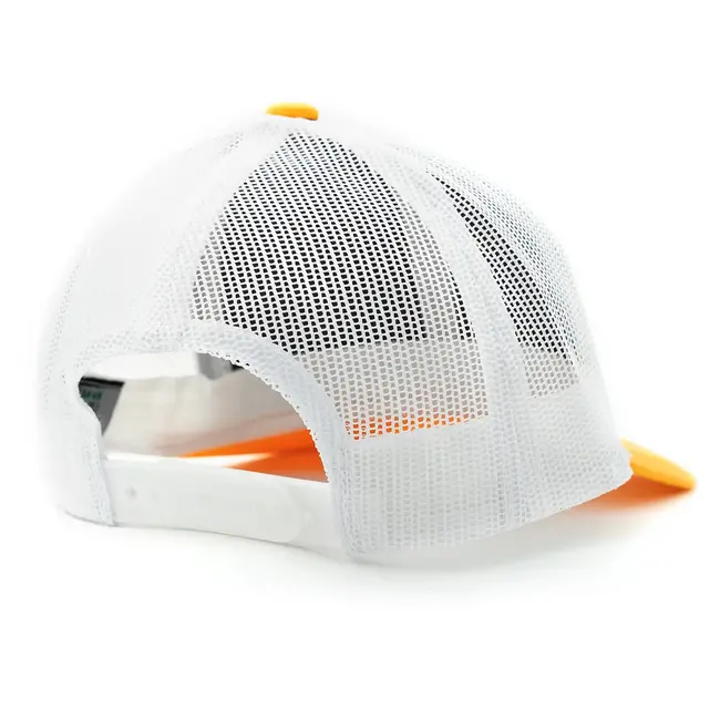Capsize Kids' Fishing Trucker Cap Fueled By The Adventure Yellow