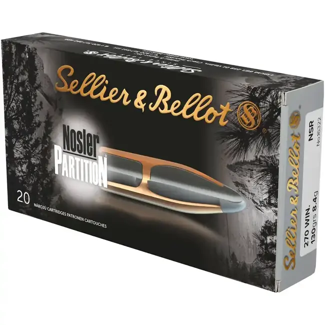 Munitions Sellier & Bellot Cal.270 Win 130Gr NSR