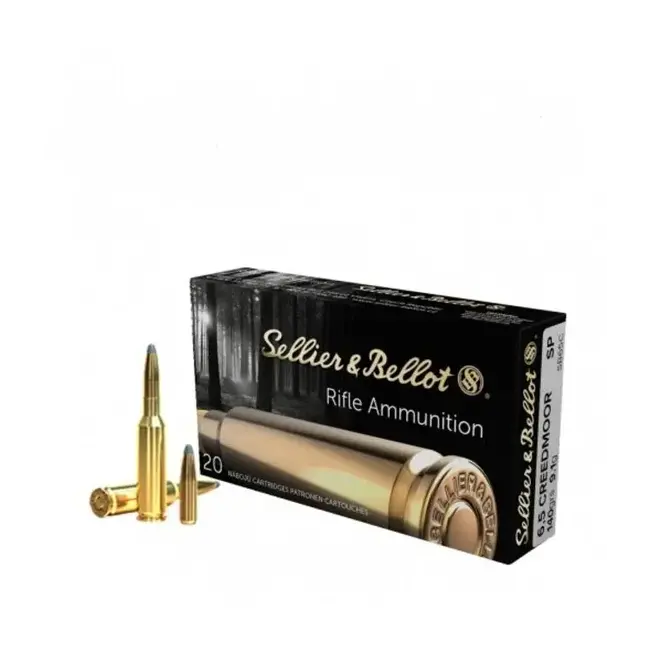 Sellier & Bellot Ammunition Cal.6.5 Creedmoor 140Gr SP