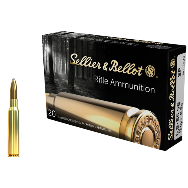 Munitions Sellier & Bellot Cal.6.5X55Se 131Gr Sp