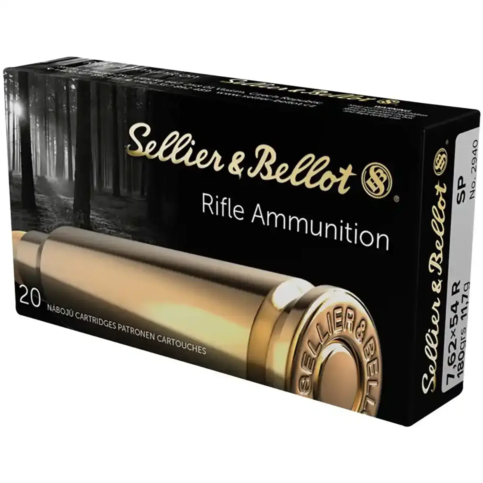 SELLIER & BELLOT Munitions Sellier & Bellot Cal. 7.62X54R 180Gr. Sp