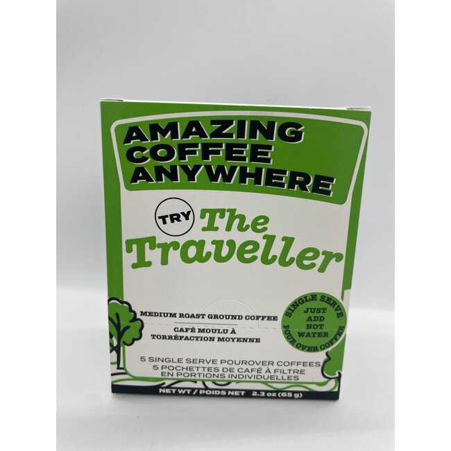 Café Moulu Coastal Coffee The Traveller 65G 5/Qté
