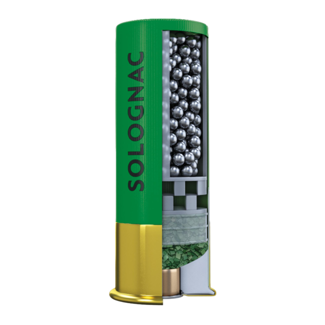 Munitions Solognac L100 Acier Cal. 12 2-3/4'' #6 1 Oz