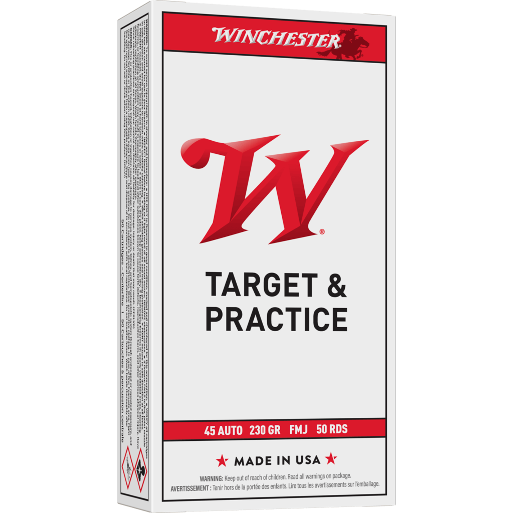 WINCHESTER Munitions Winchester Target Cal.45 Auto 230Gr Fmj