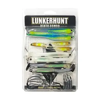 LUNKERHUNT LUNKERHUNT BENTO COMBO JIGS  ASSORTED BAIT 4.5''