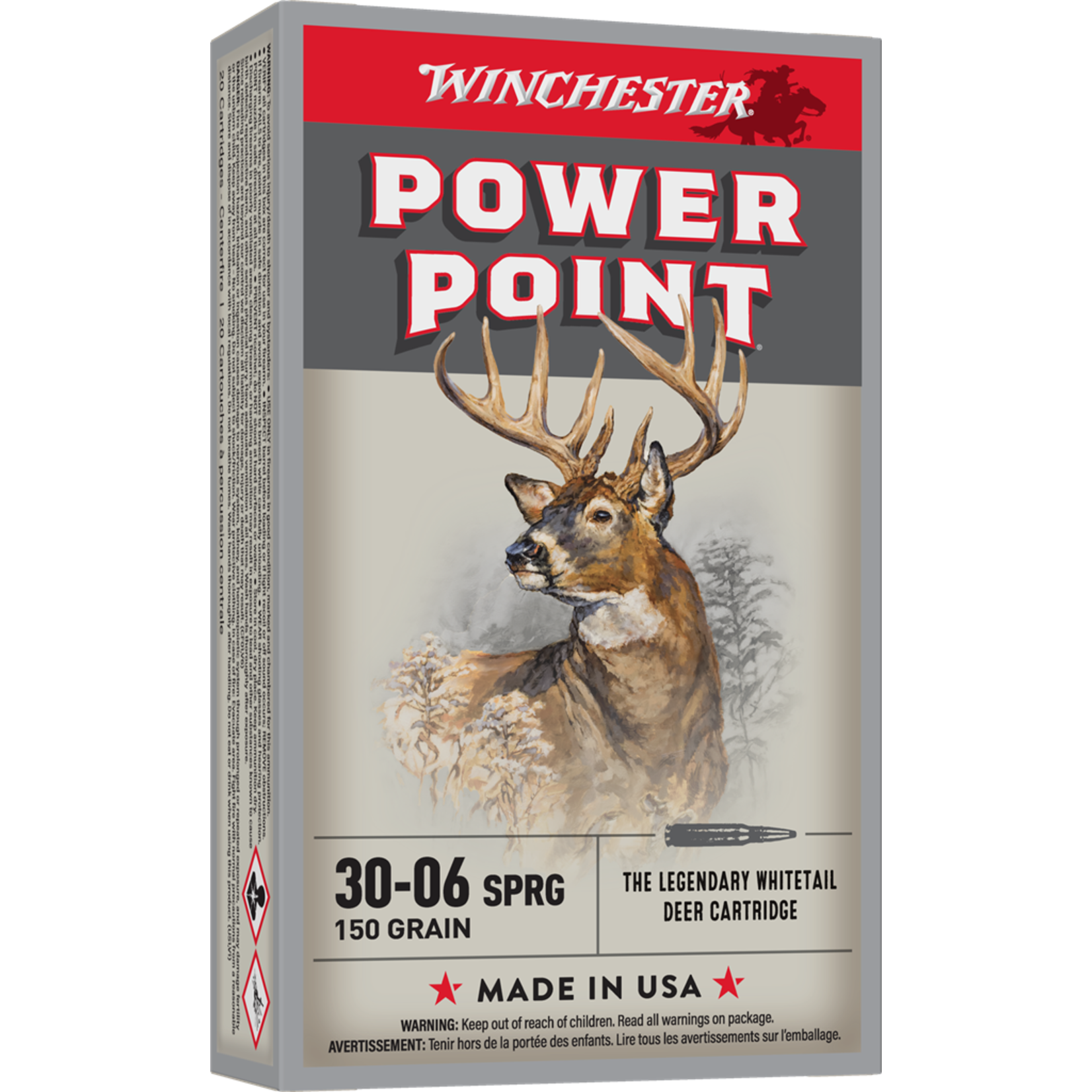 WINCHESTER Munitions Winchester Power-Point Cal.30-06 150Gr