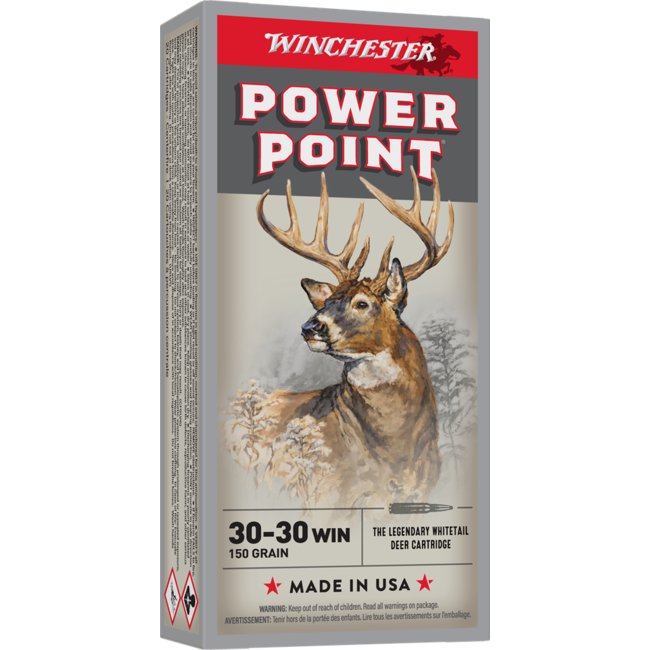 Winchester Power-Point Ammunition Cal.30-30 win 150Gr