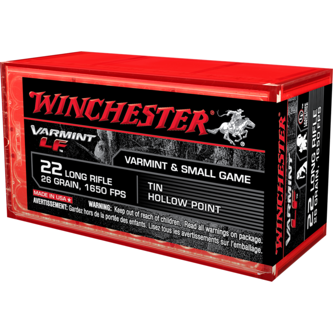 Winchester Varmint LF Ammunition Cal.22Lr 26Gr