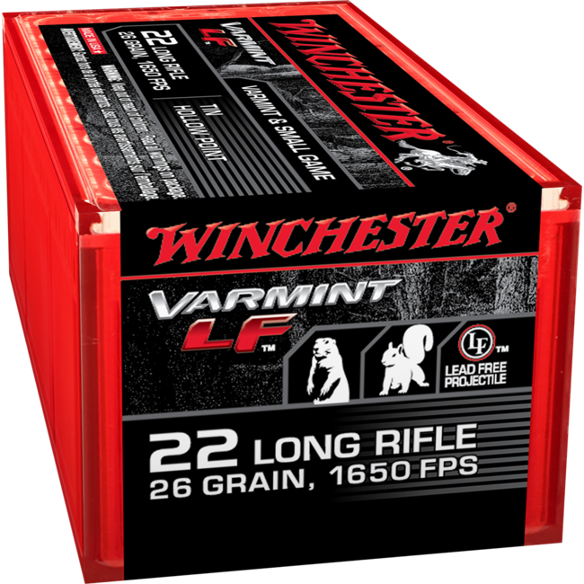 Munitions Winchester Varmint Lf Cal.22Lr 26Gr