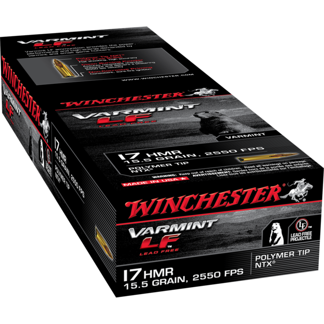 Winchester Varmint LF NTX Ammunition Cal.17HMR 15.5Gr