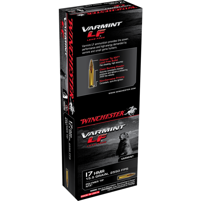 Winchester Varmint LF NTX Ammunition Cal.17HMR 15.5Gr