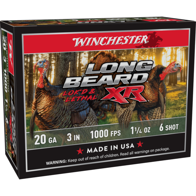 Winchester Longbeard XR Ammunition Cal.20 3" #6 1-1/4Oz