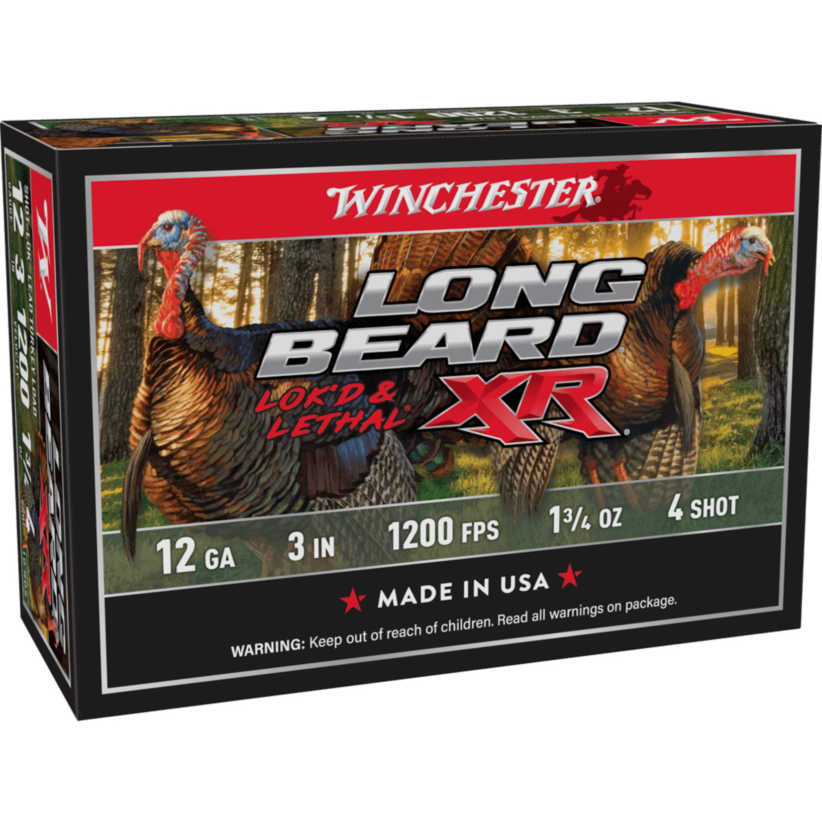 WINCHESTER Munitions Winchester Longbeard XR Cal.12 3'' #4 1-3/4Oz