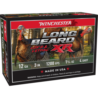 WINCHESTER Munitions Winchester Longbeard XR Cal.12 3'' #4 1-3/4Oz