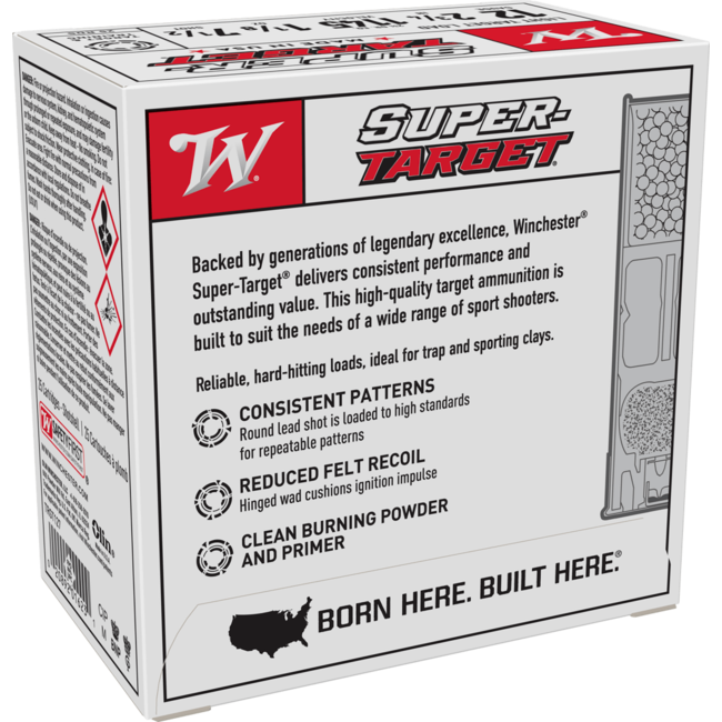 Winchester Super Target Ammunition Cal.12 2-3/4" #7.5 1-1/8 Oz