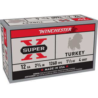 WINCHESTER Munitions Winchester Super-X Cal.12 2-3/4" #4 1-1/2 Oz