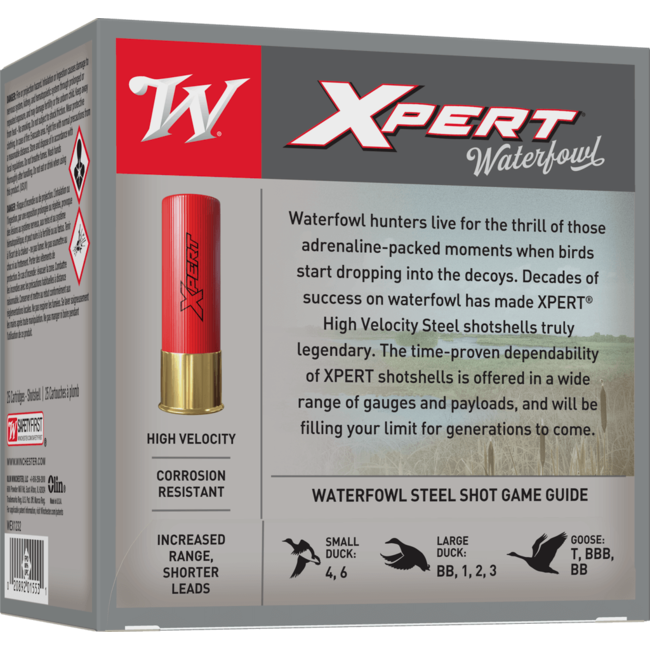Munitions Winchester Xpert Waterfowl Cal.12 3" #2 1-1/8 Oz